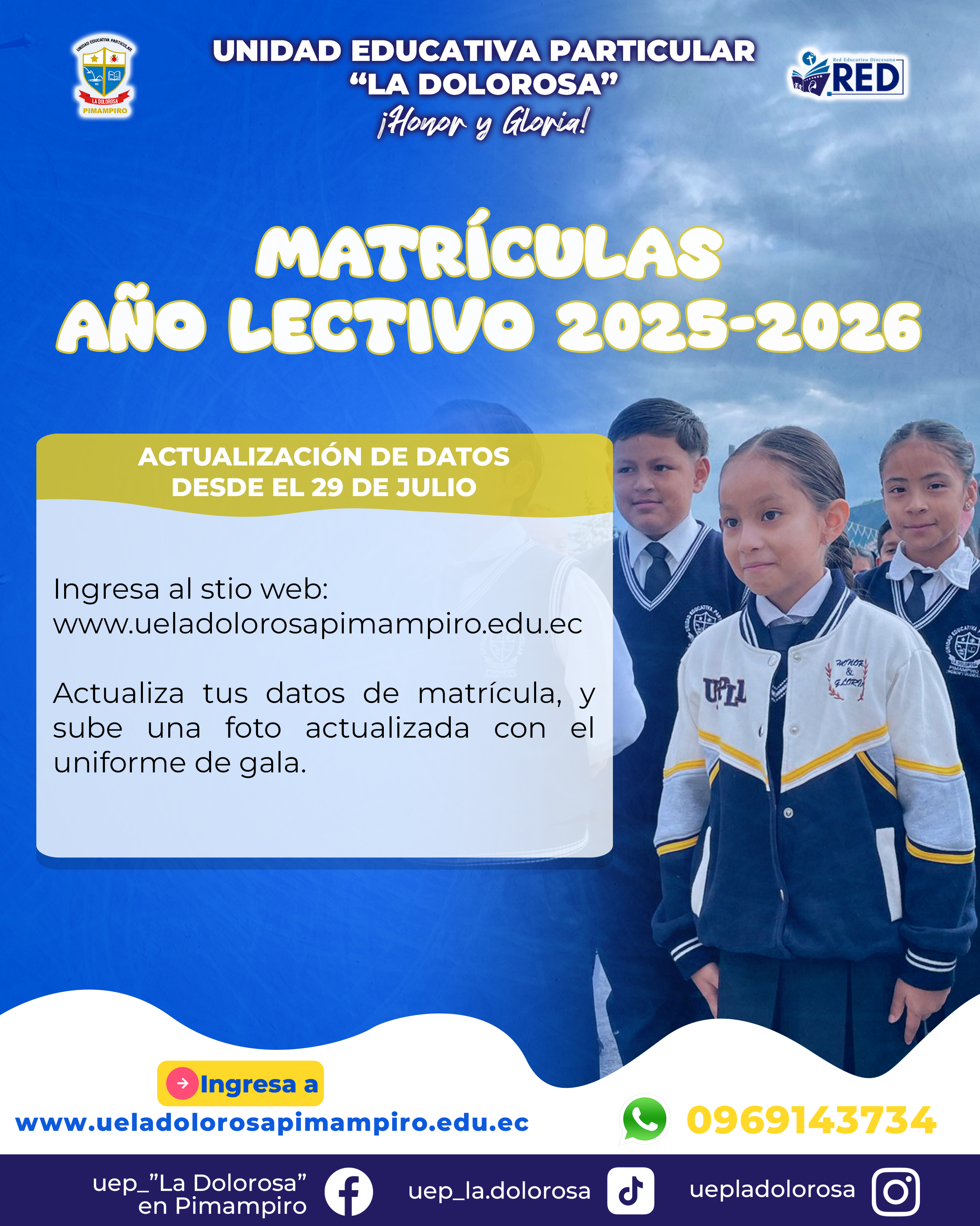 Actualización de datos